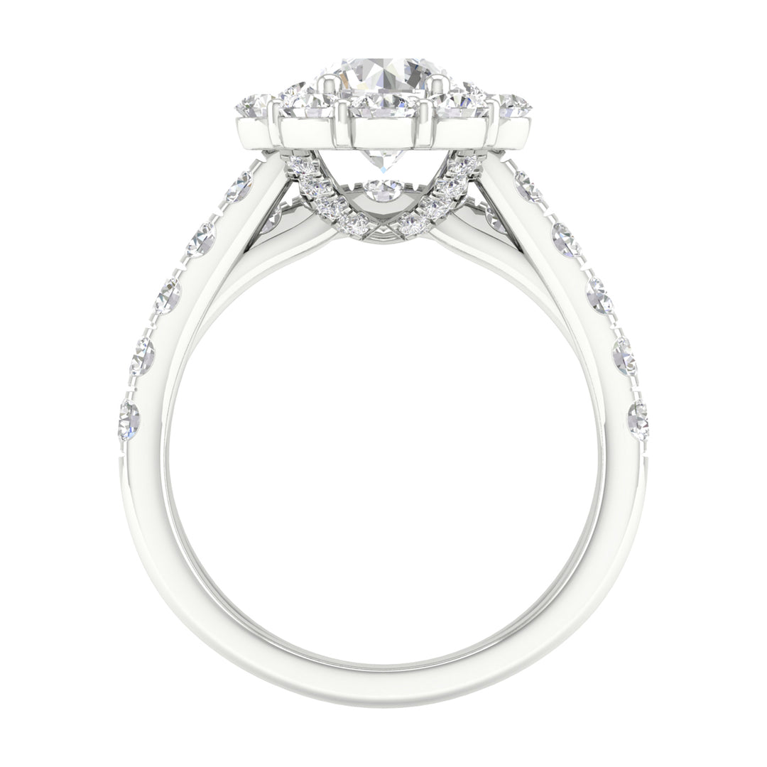 14K 3.00CT Lab Grown Bridal Ring