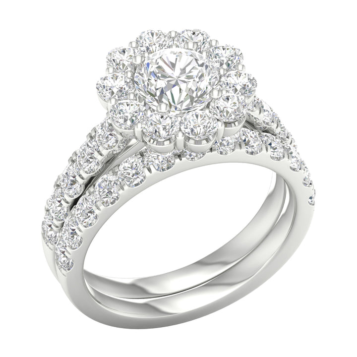 14K 3.00CT Lab Grown Bridal Ring