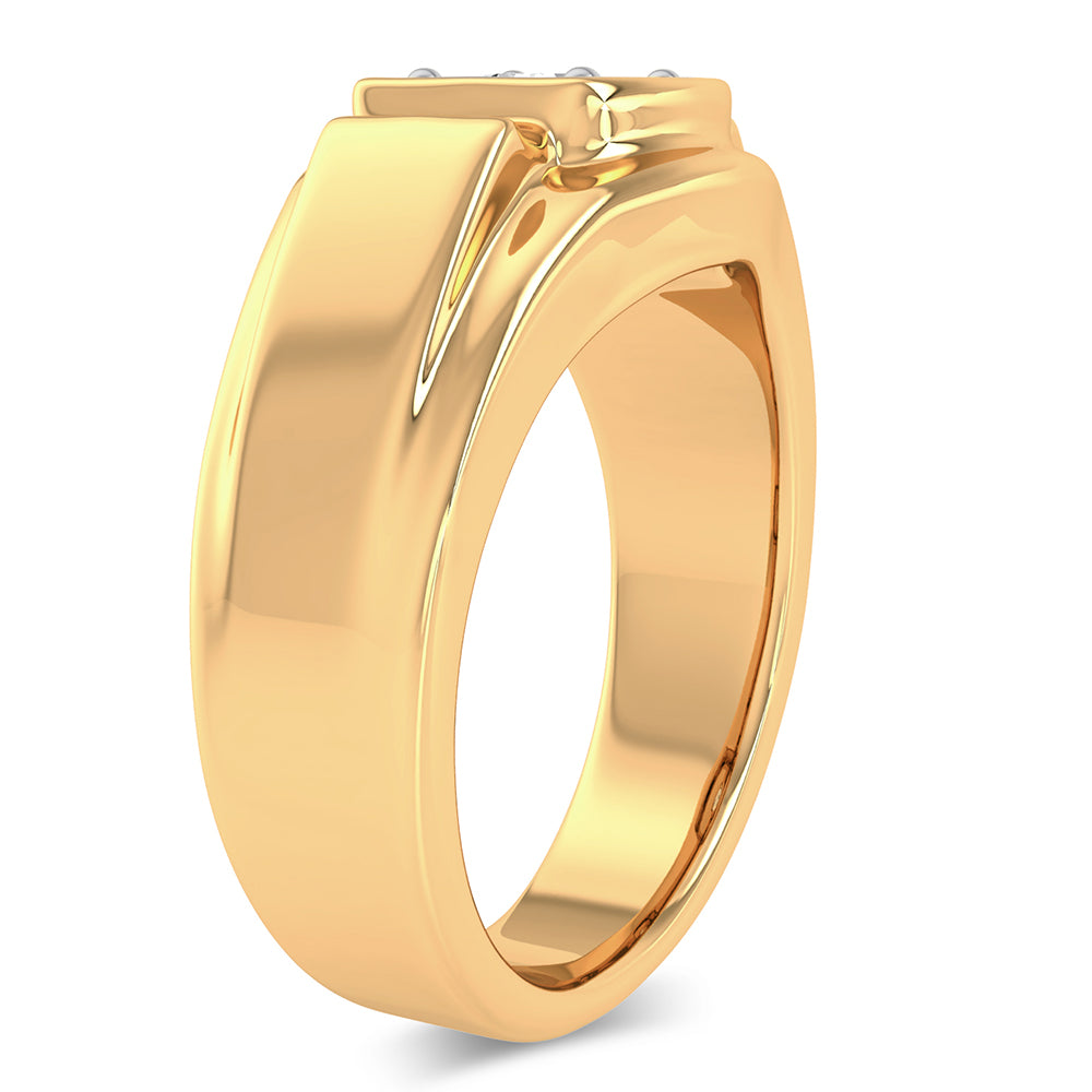 14K 0.50CT DIAMOND MENS RING
