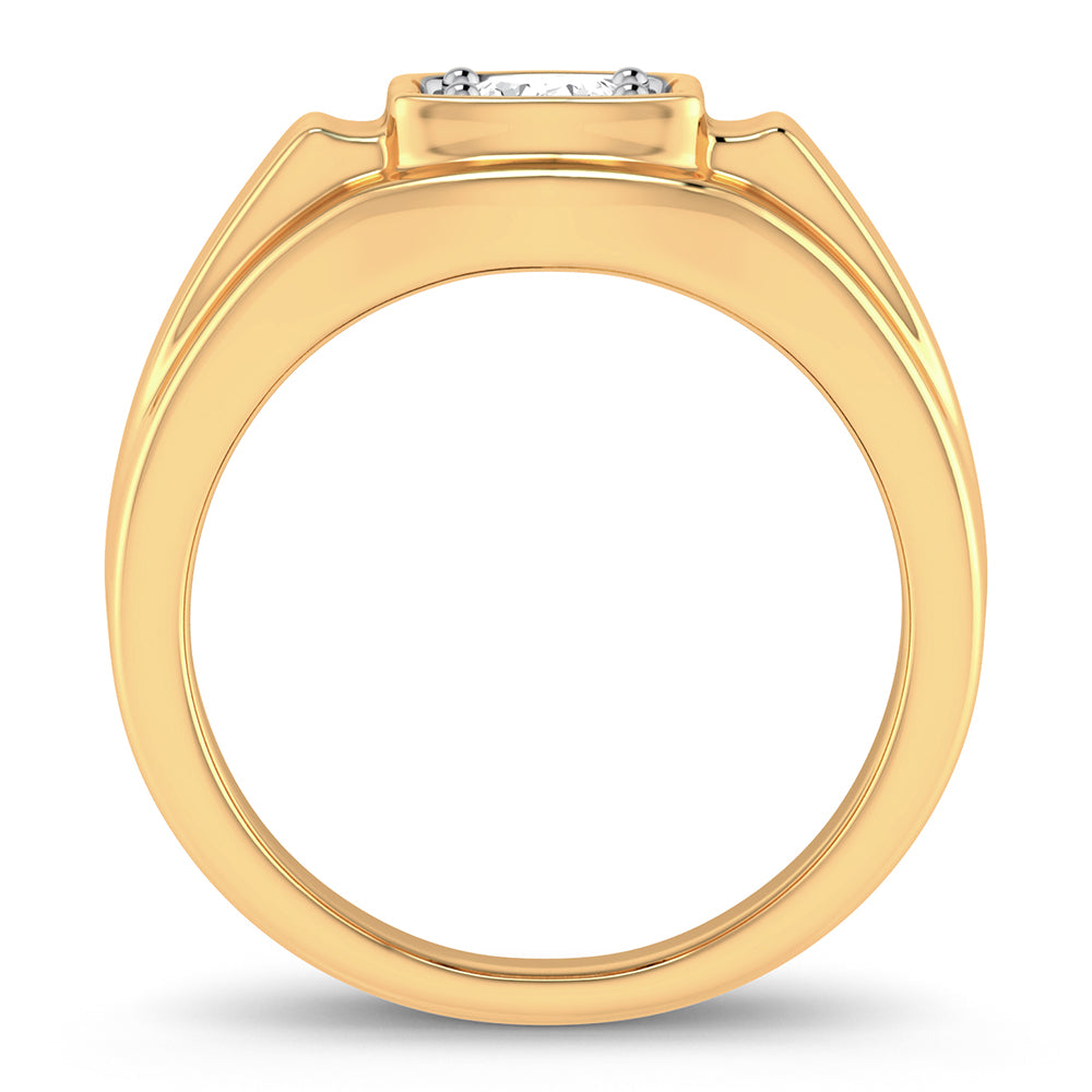 14K 0.50CT DIAMOND MENS RING