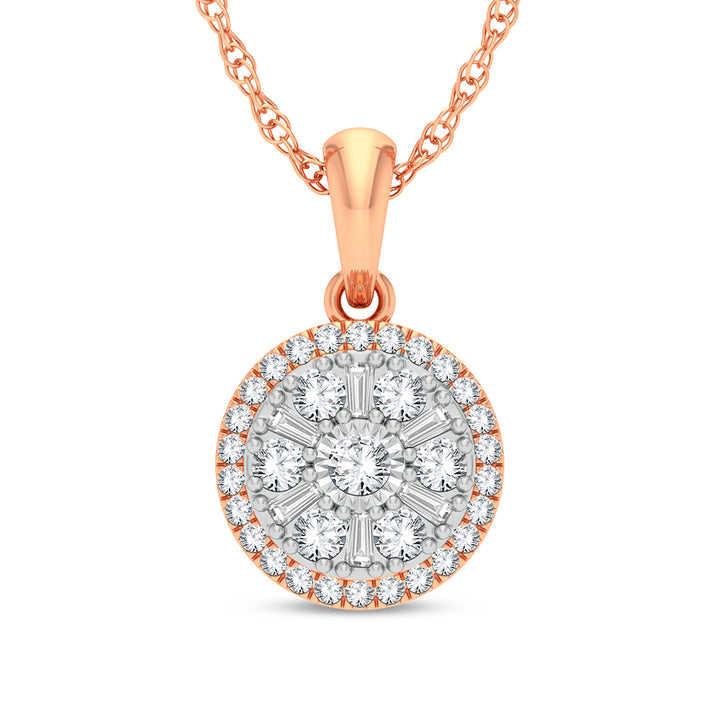 14K 0.25ct Diamond Pendant