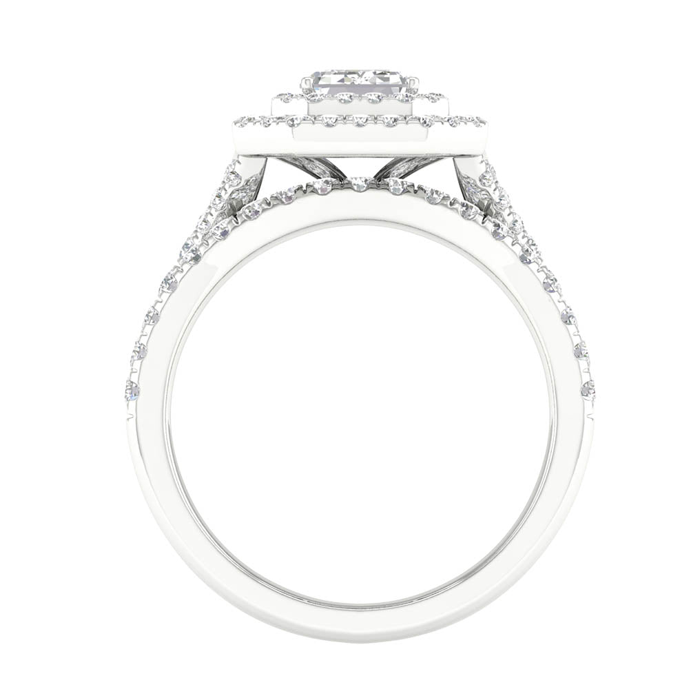 14K 1.75CT Lab Grown Diamond Bridal Ring