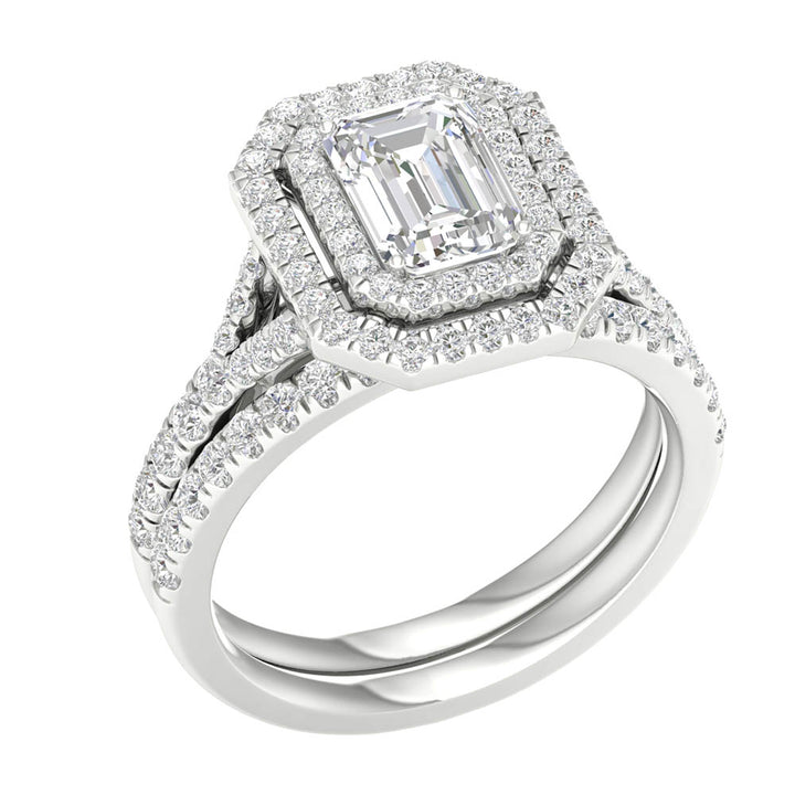 14K 1.75CT Lab Grown Diamond Bridal Ring