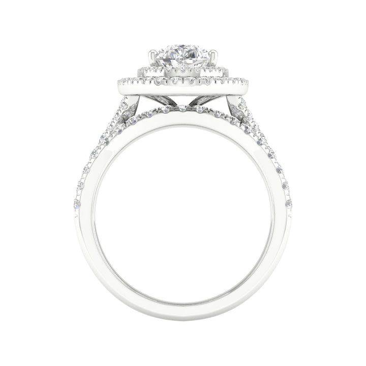 14K 2.25CT  Lab Grown Diamond Bridal Ring