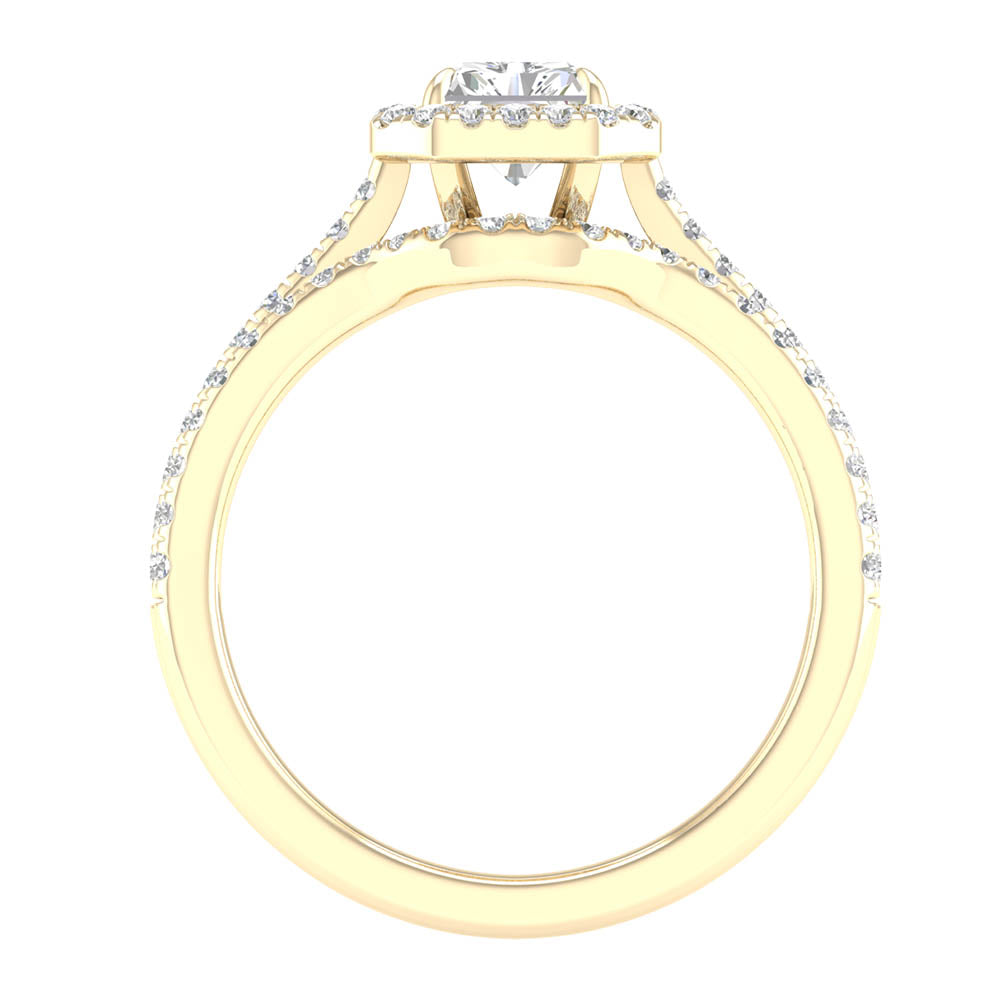 14K 1.65CT Lab Grown Bridal Ring