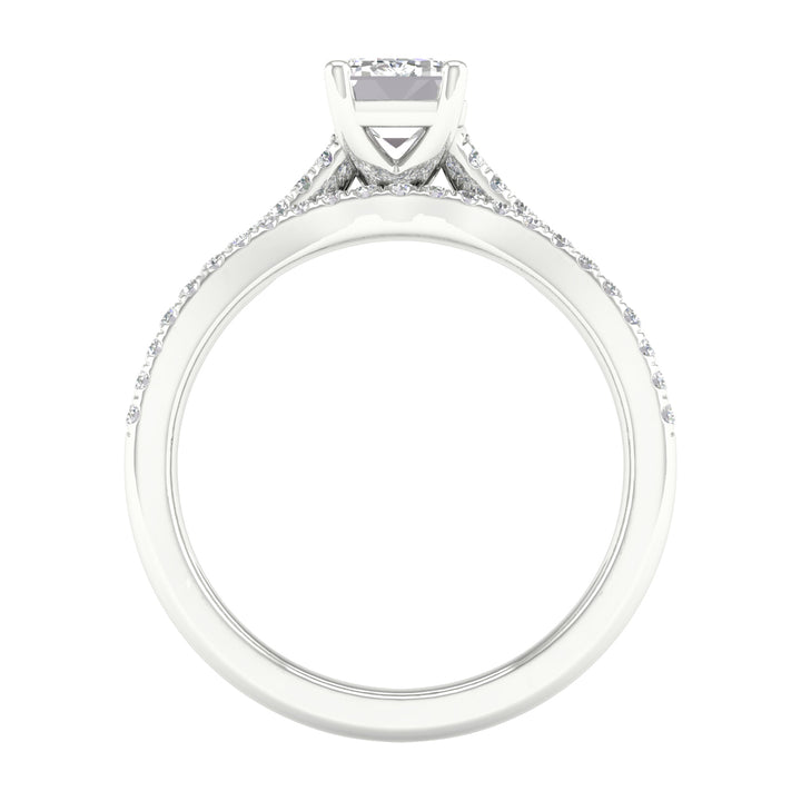 14K 1.40ct Lab Grown Diamond Bridal Set