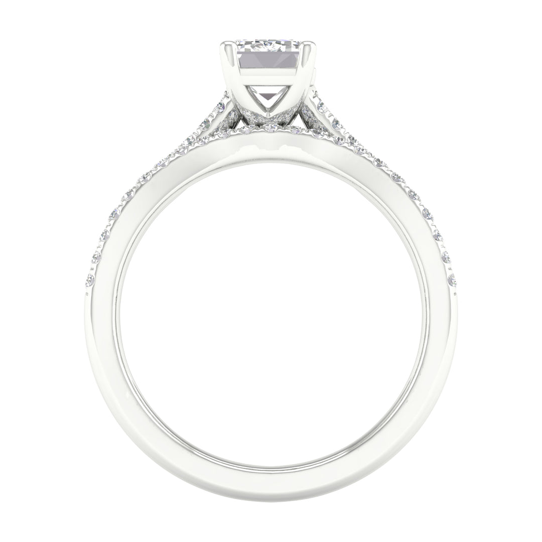 14K 1.40ct Lab Grown Diamond Bridal Set