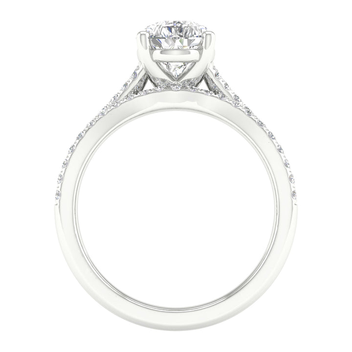 14K 2.40CT Lab Grown Diamond Bridal Set