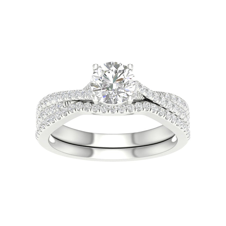14K 1.40CT Lab Grown Diamond Bridal Set