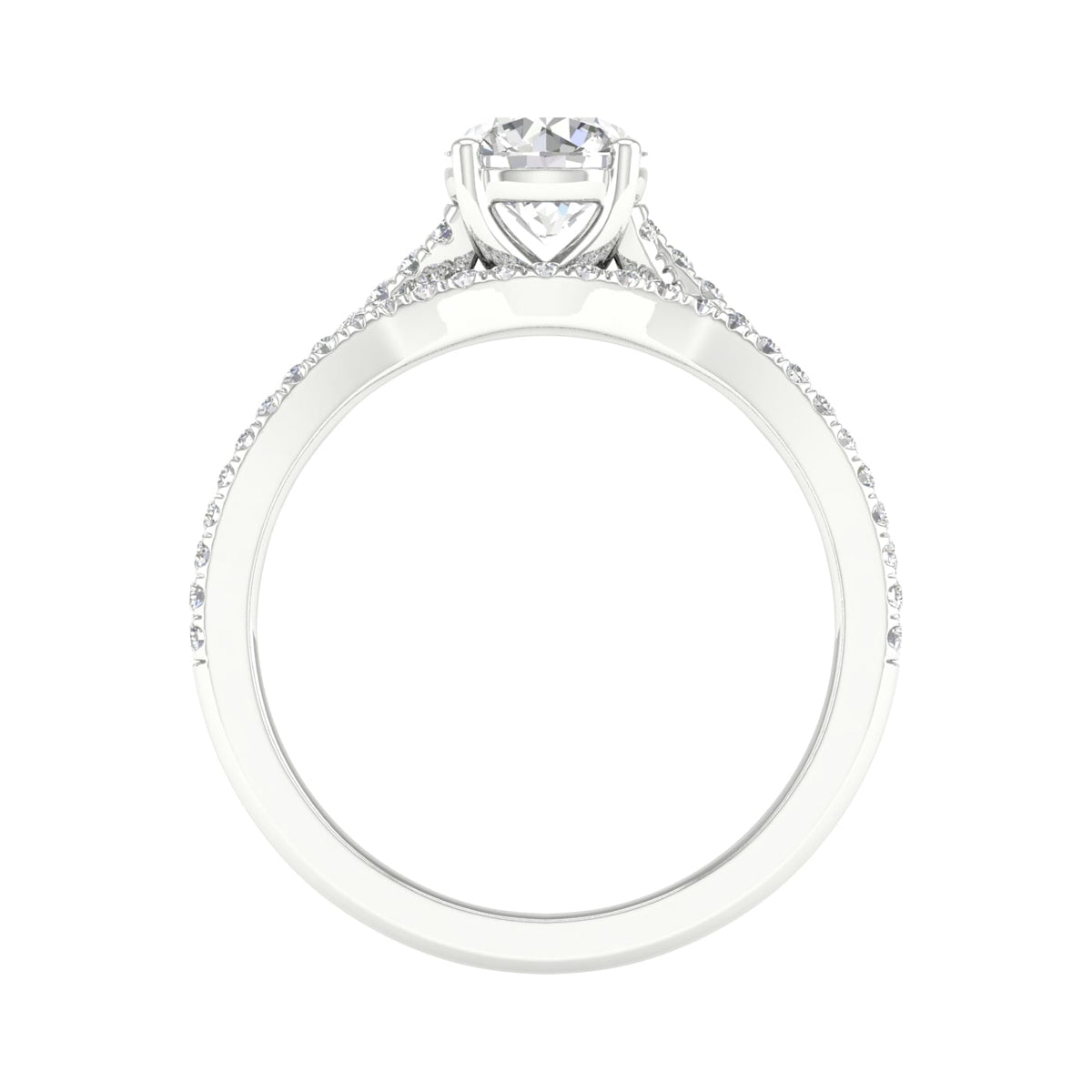 14K 1.40CT Lab Grown Diamond Bridal Set
