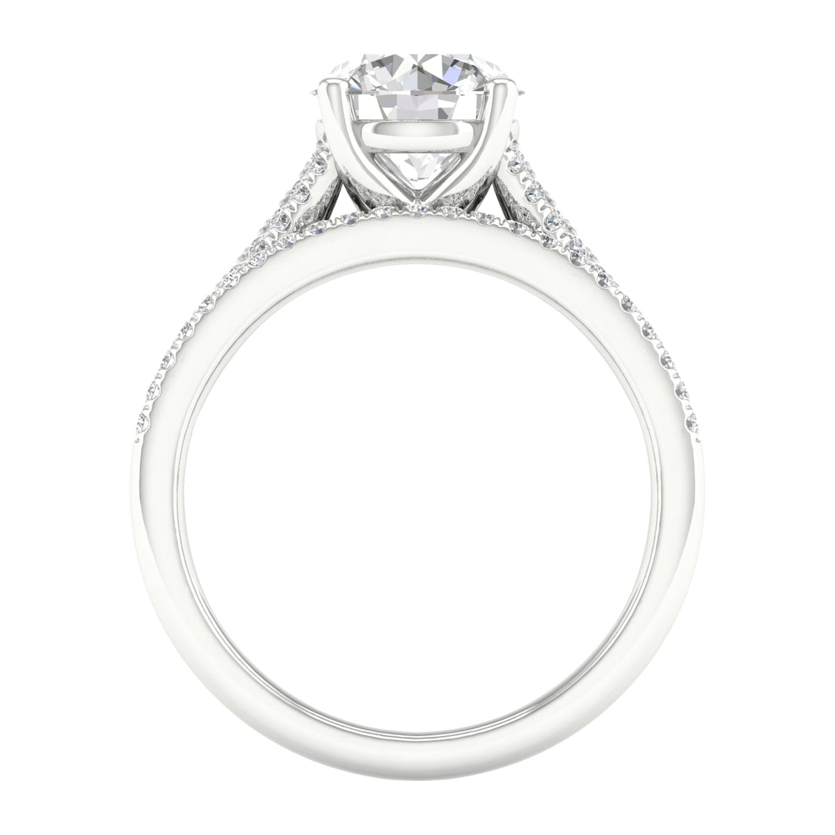 14K 2.40CT Lab Grown Bridal Set