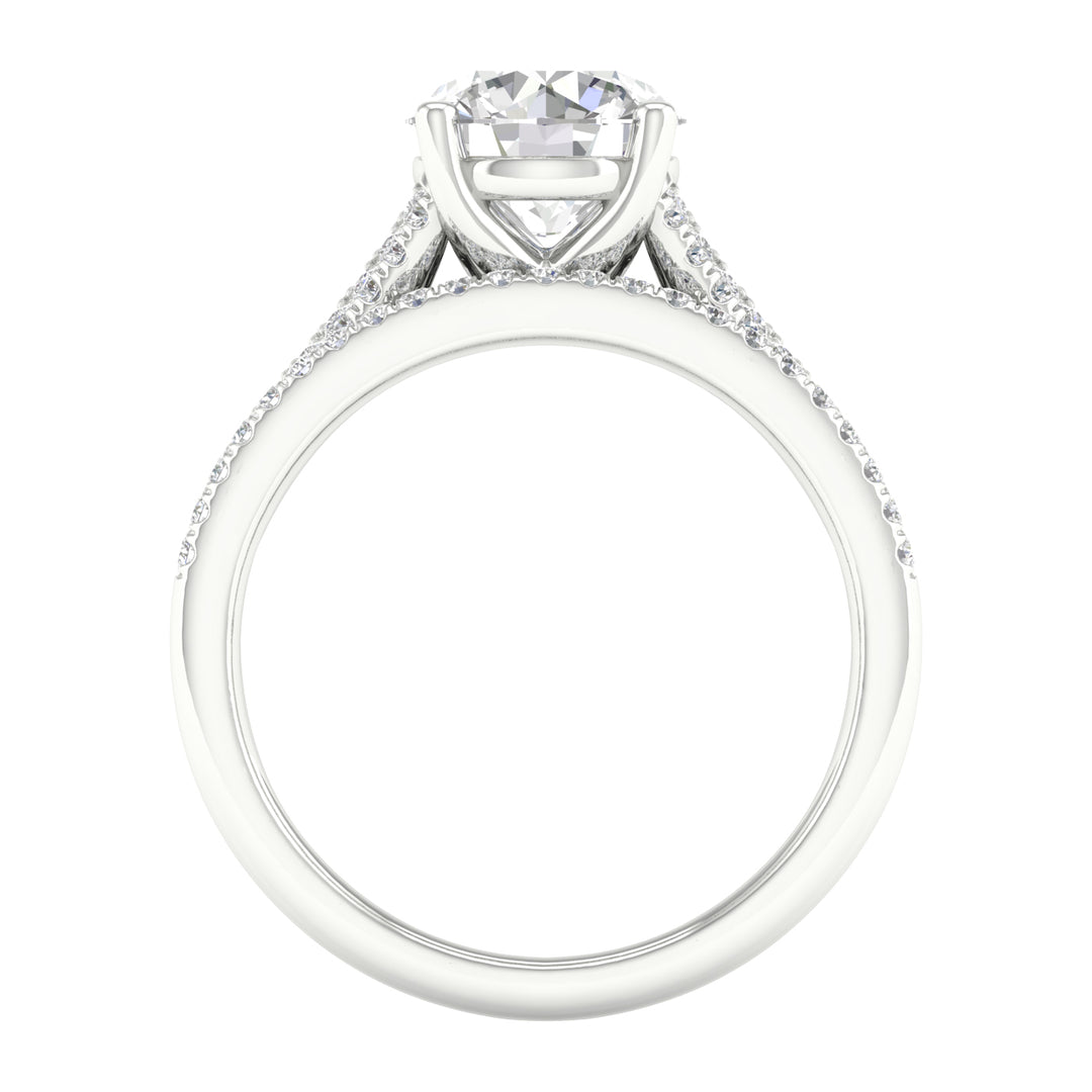 14K 2.40CT Lab Grown Bridal Set