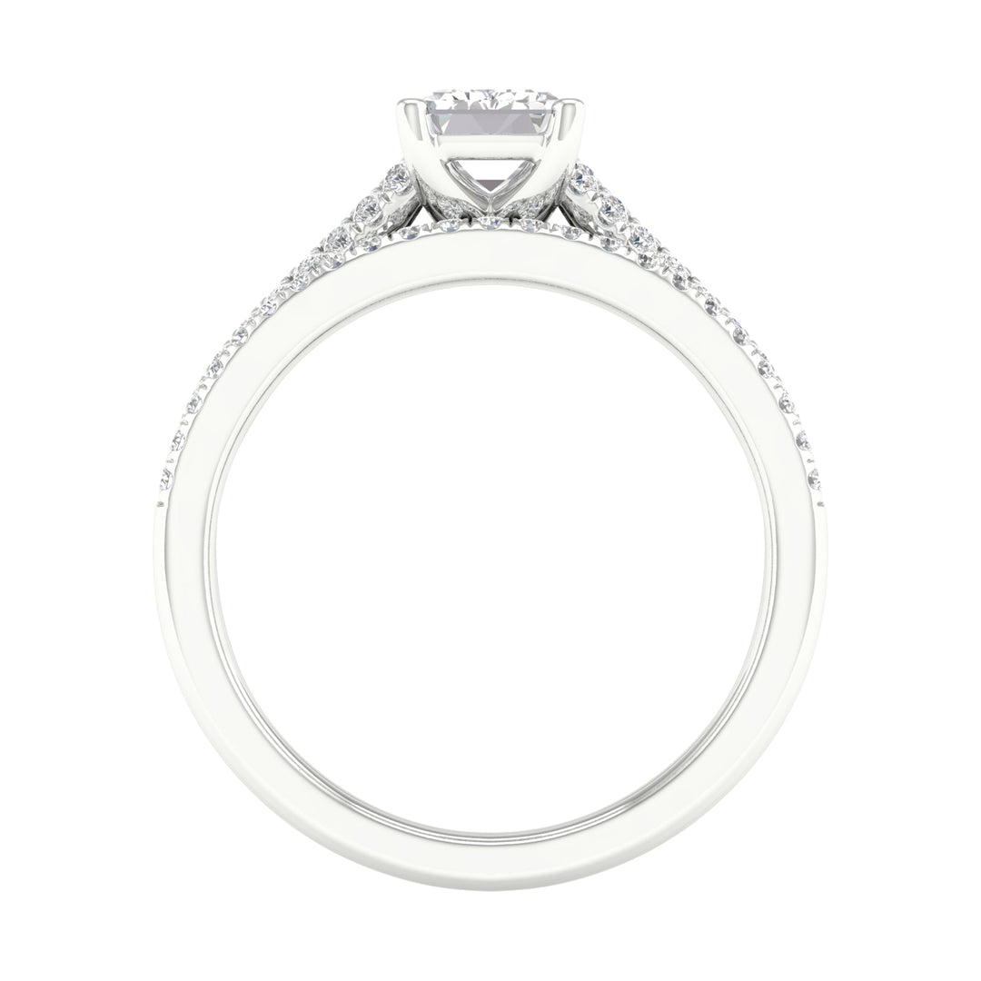 14K 1.40CT Lab Grown Bridal Set