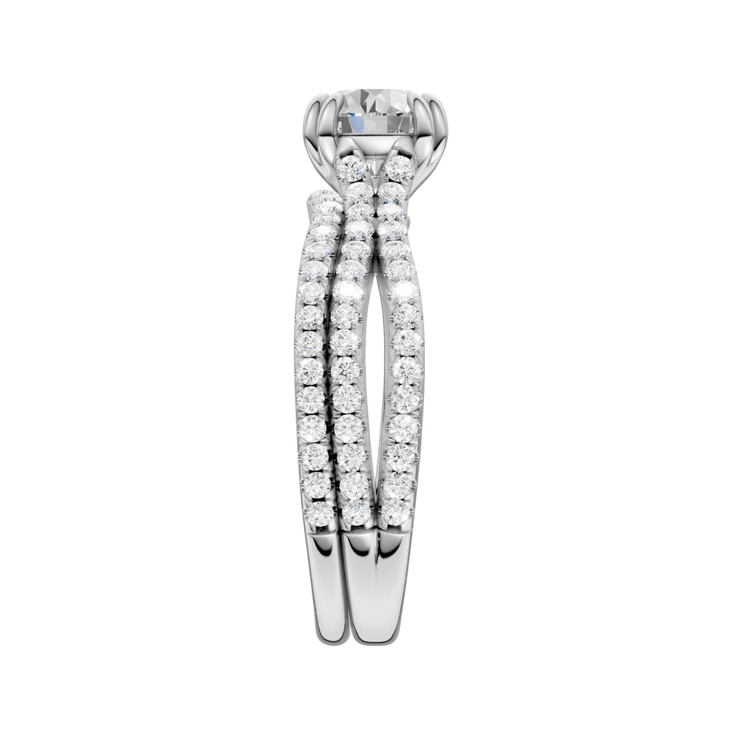Certified Lab Grown 14K 1.50CT Diamond Bridal Set
