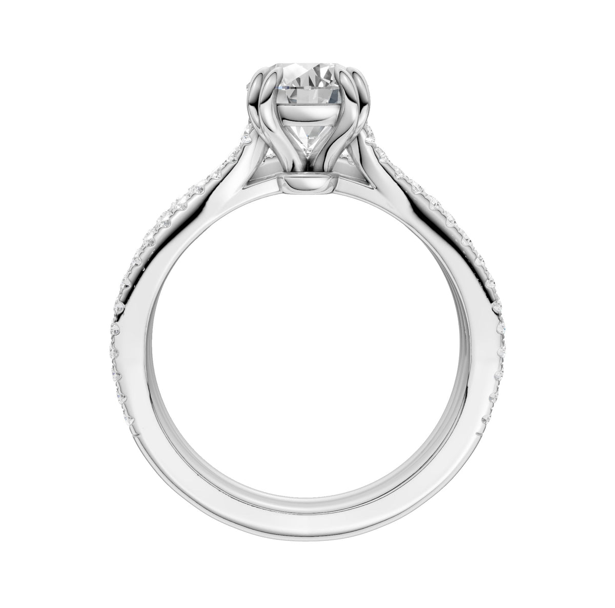 Certified Lab Grown 14K 1.50CT Diamond Bridal Set