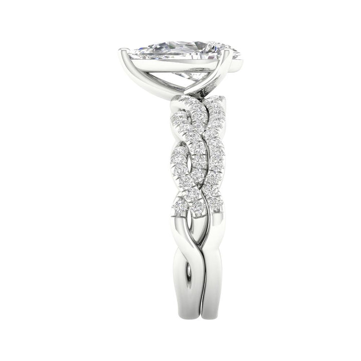 14K 2.40CT Lab Grown Diamond Bridal Set