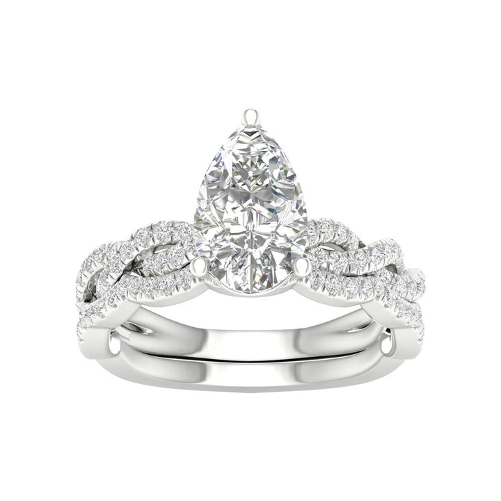 14K 2.40CT Lab Grown Diamond Bridal Set