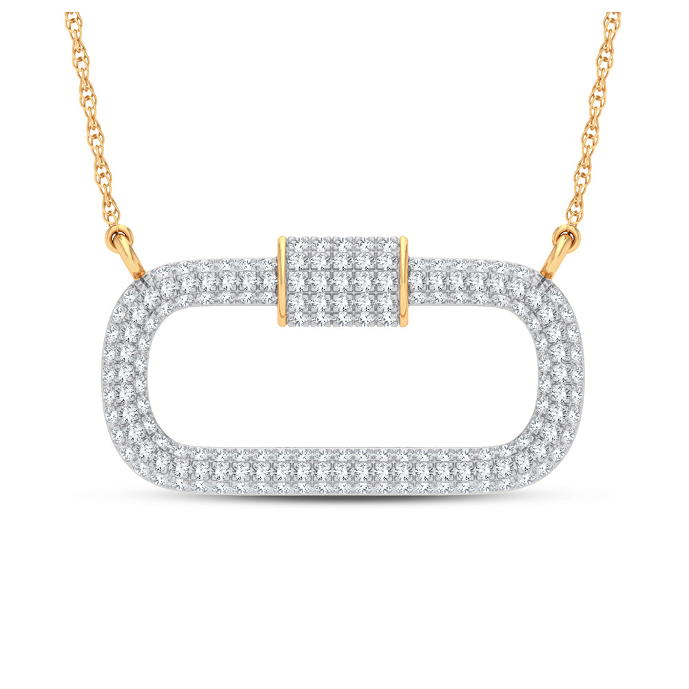 14K 0.36CT DIAMOND NECKLACE