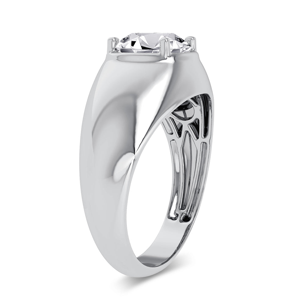 14K 2.00CT Certified Lab Grown Mens Ring