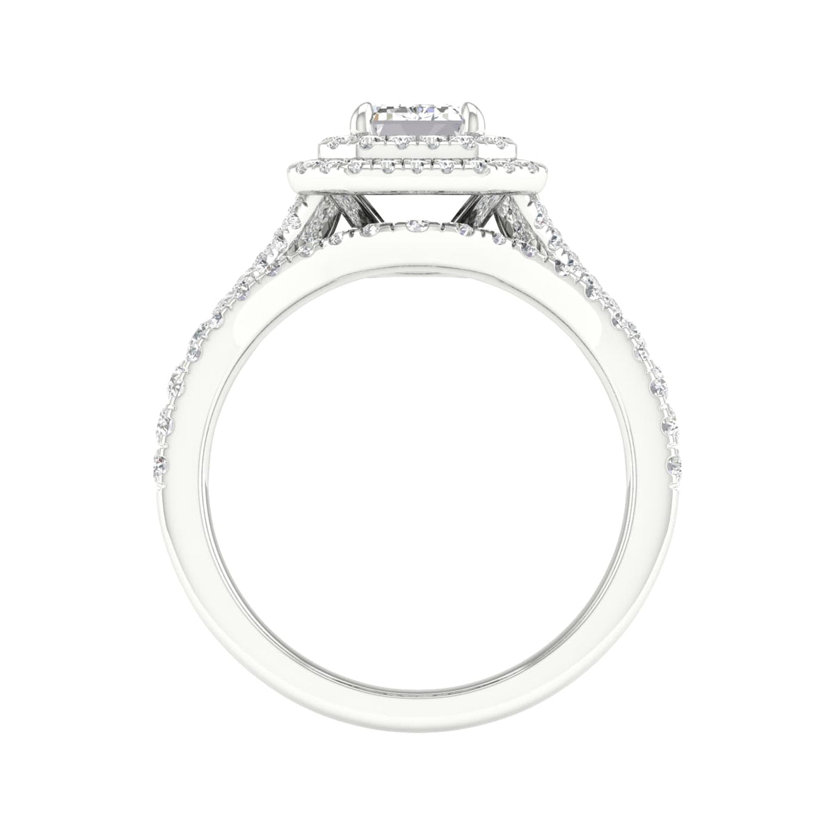 14K 1.75CT Certified Lab Grown Bridal Set
