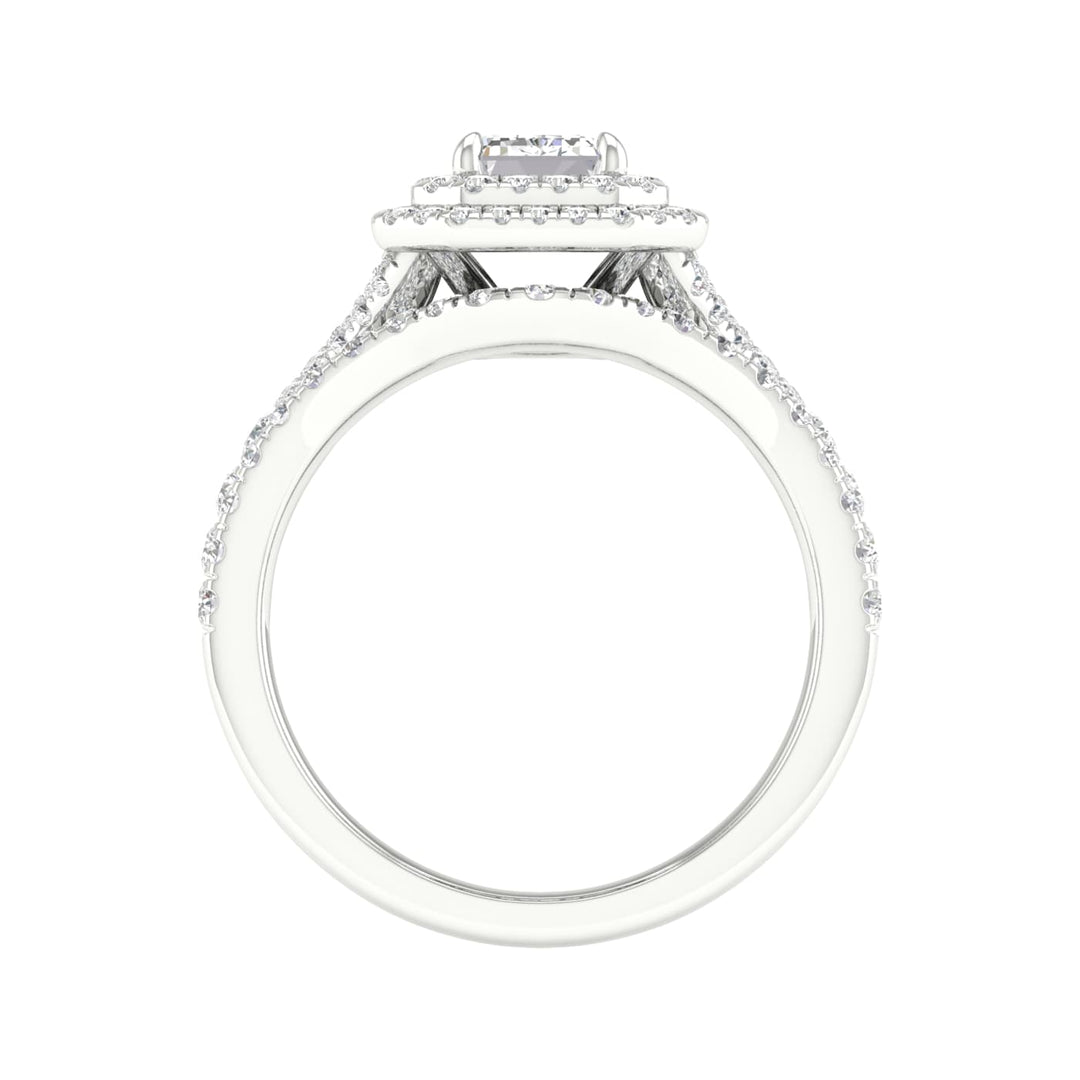 14K 1.75CT Certified Lab Grown Bridal Set