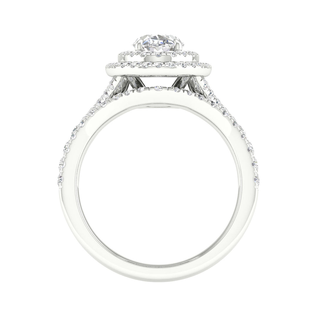 14K 1.75CT Lab Grown Diamond Bridal Set