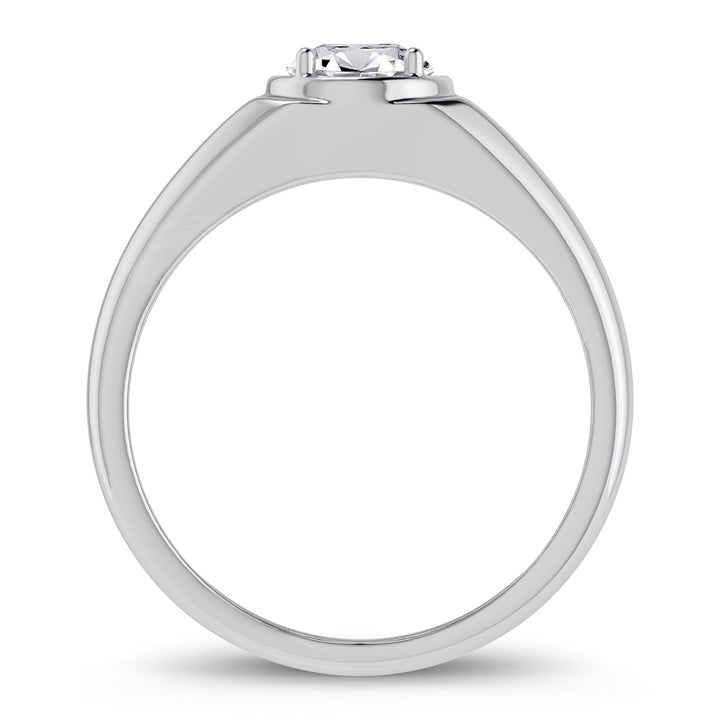 14K 1.00CT Lab Grown Diamond Mens Ring