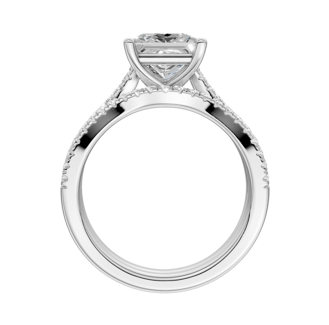 14K 2.40ct Lab Grown Diamond Bridal Set