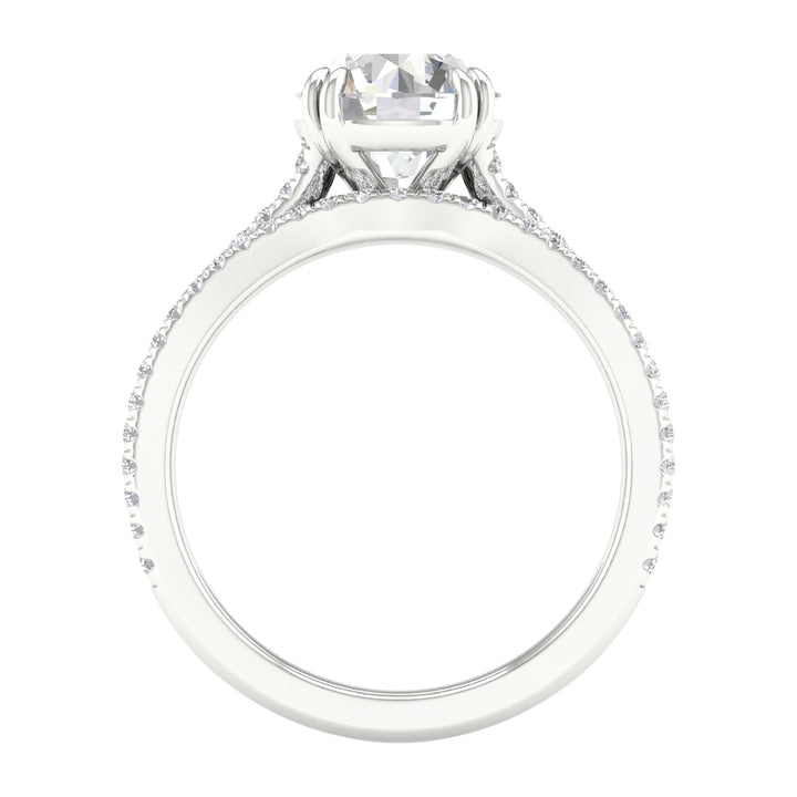 Certified Lab Grown 14K 2.50CT Diamond Bridal Set