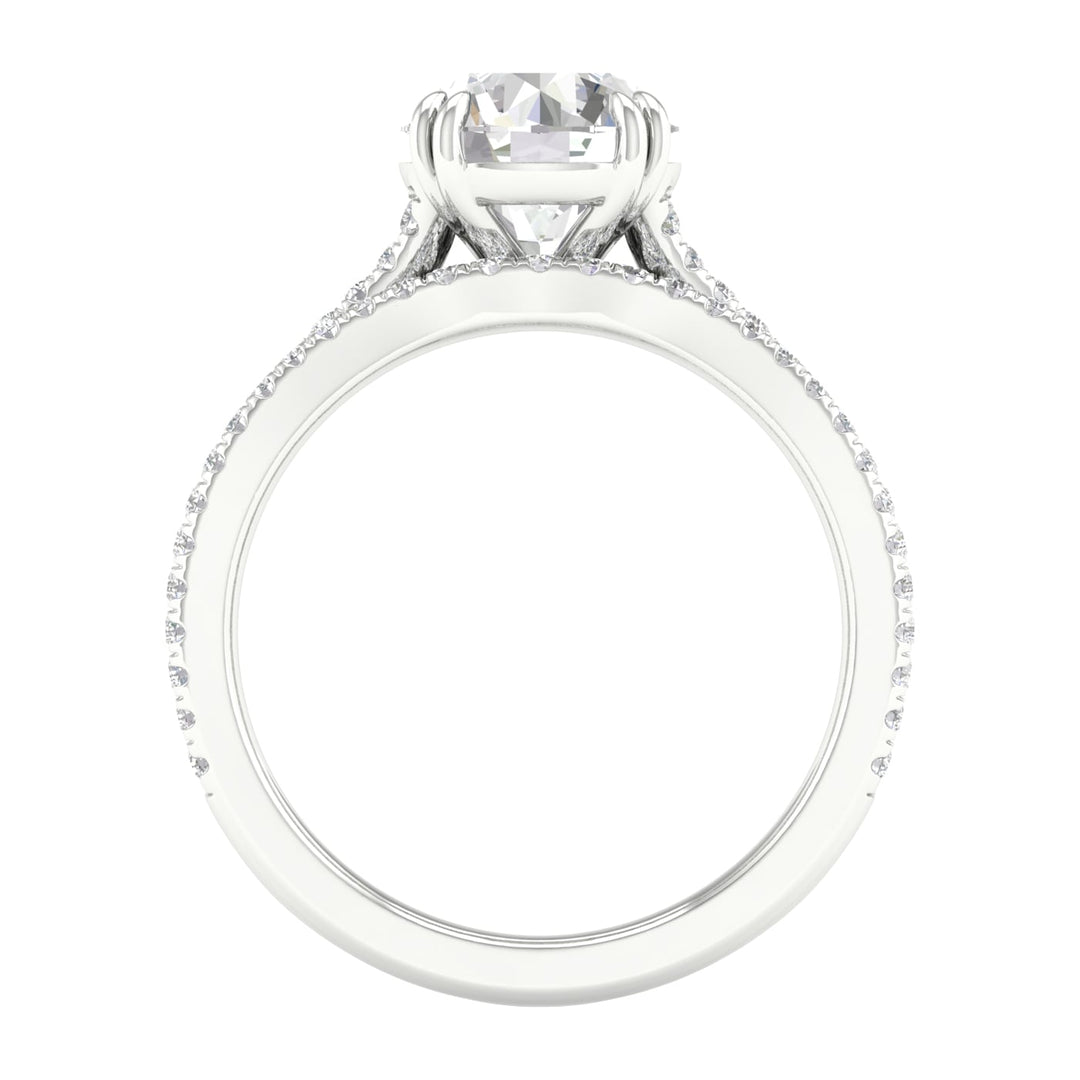 Certified Lab Grown 14K 2.50CT Diamond Bridal Set