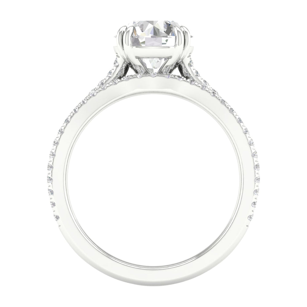 Certified Lab Grown 14K 2.50CT Diamond Bridal Set