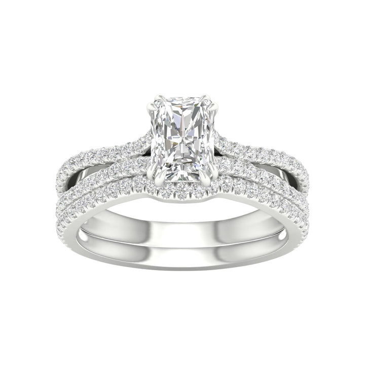 14K 1.50CT Lab Grown Diamond Bridal Set