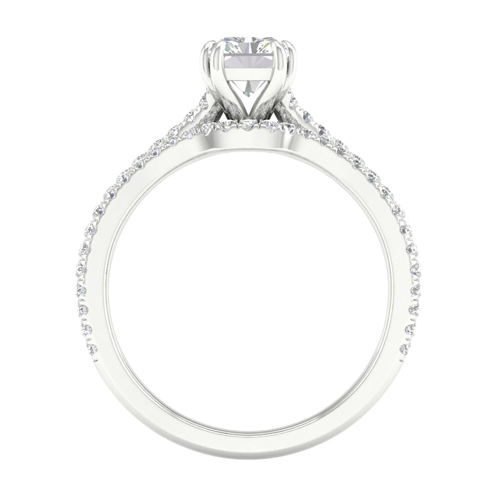 14K 1.50CT Lab Grown Diamond Bridal Set