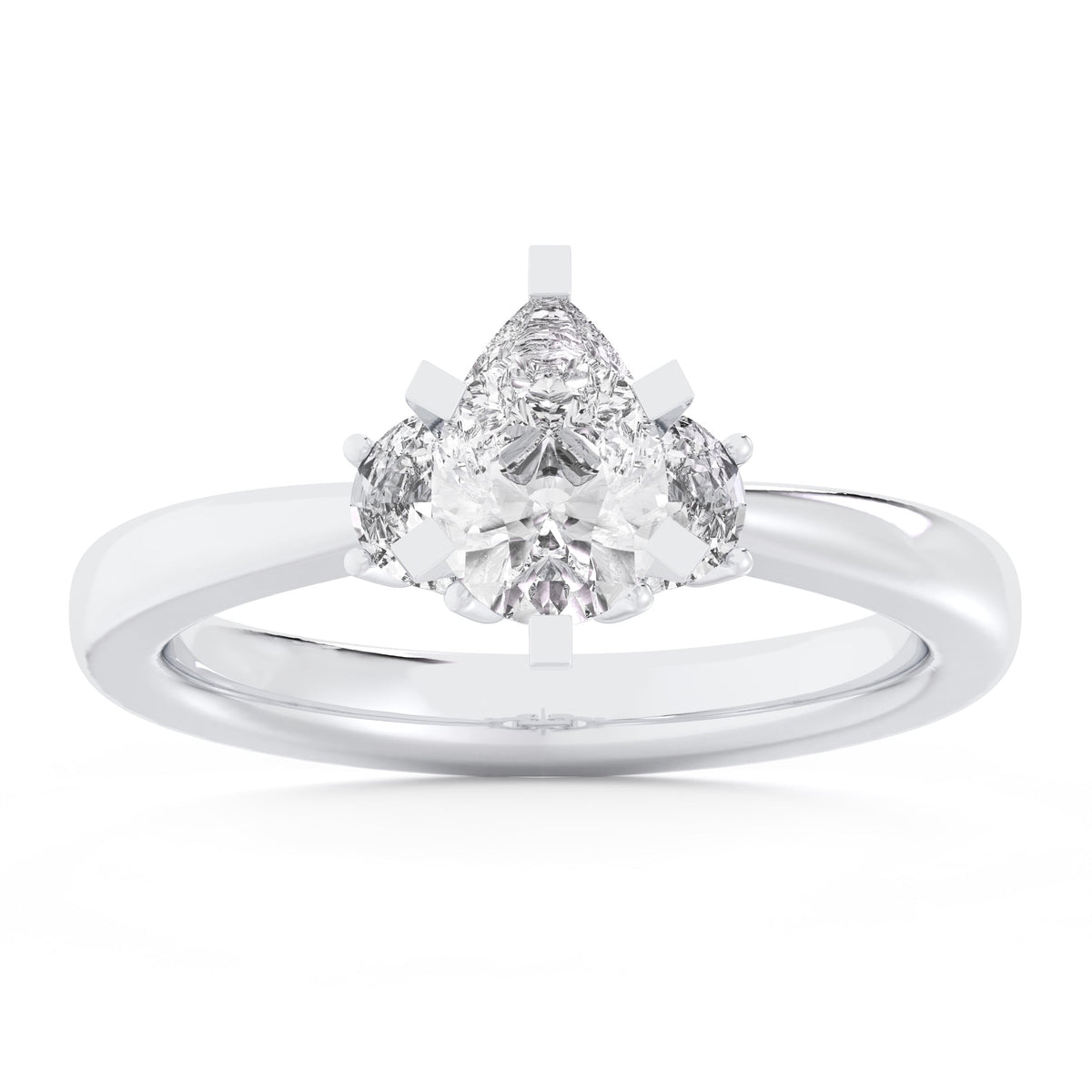 14K 3.40CT Engagement Ring