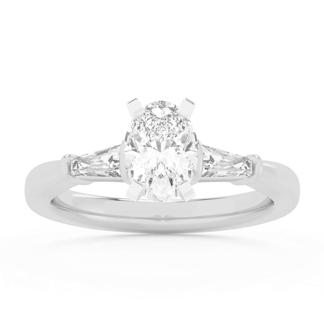 14K 2.61CT Lab Lab Grown Diamond Ring