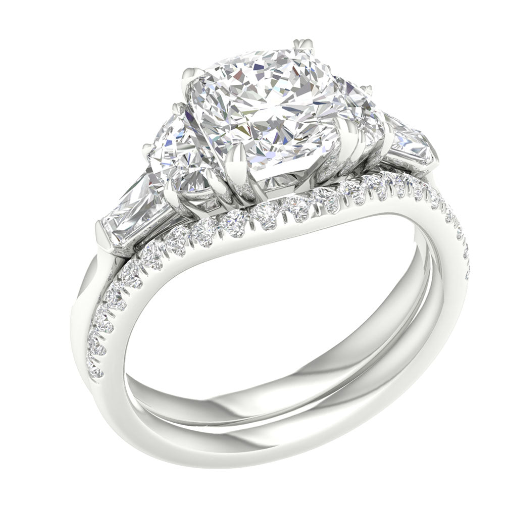 14K 2.93CT Lab Grown Engagement Ring