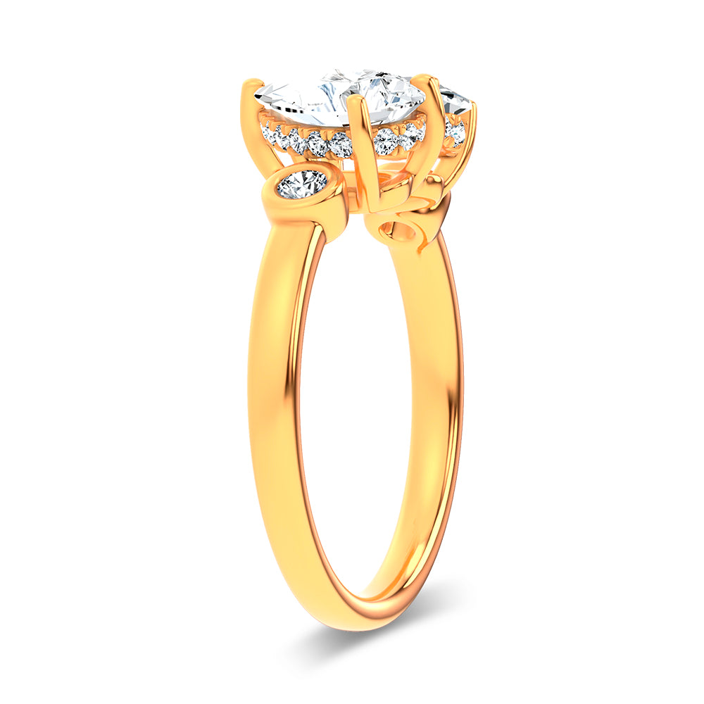14K 0.25CT Certified Lab Grown Ring