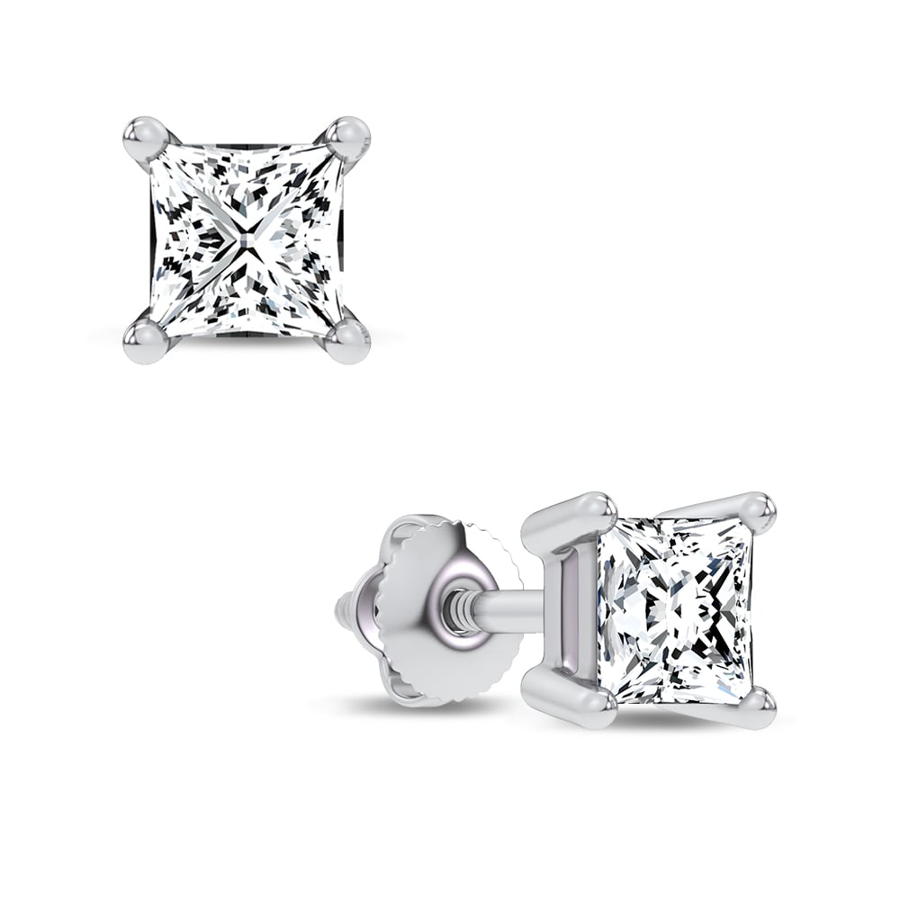 14K 0.50CT LAB DIAMOND EARRING