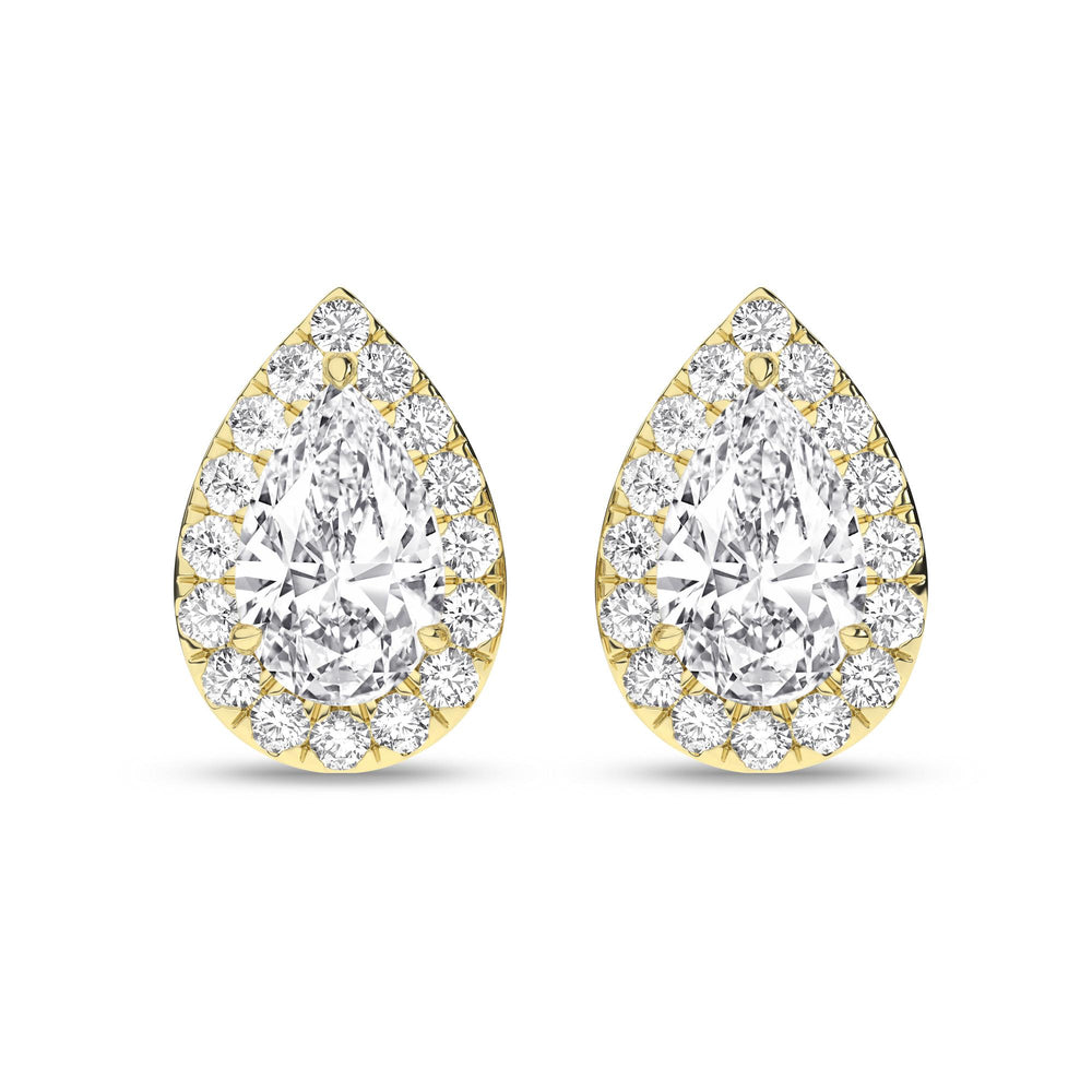 14K 2.25ct Certified Lab Grown Diamond Earrings