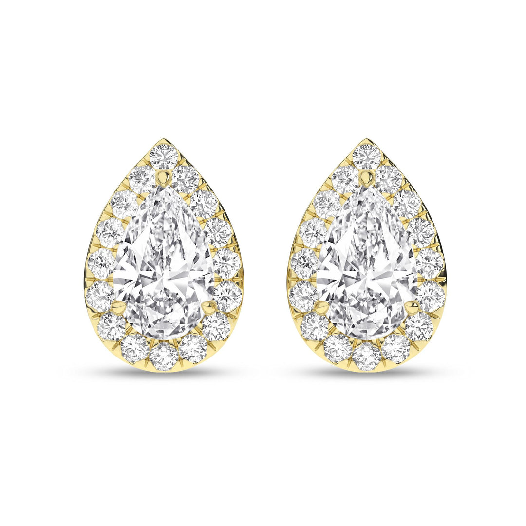 14K 2.25ct Certified Lab Grown Diamond Earrings