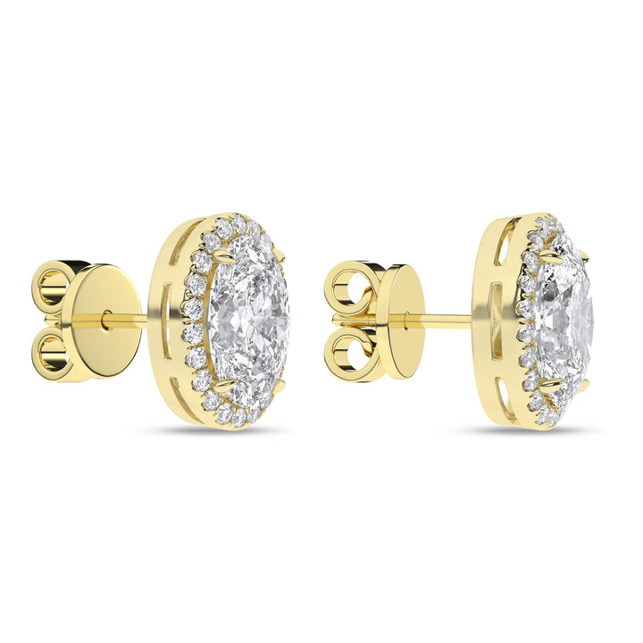 14K 2.25ct Certified Lab Grown Diamond Earrings