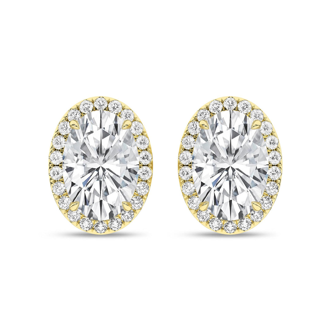14K 2.25ct Certified Lab Grown Diamond Earrings