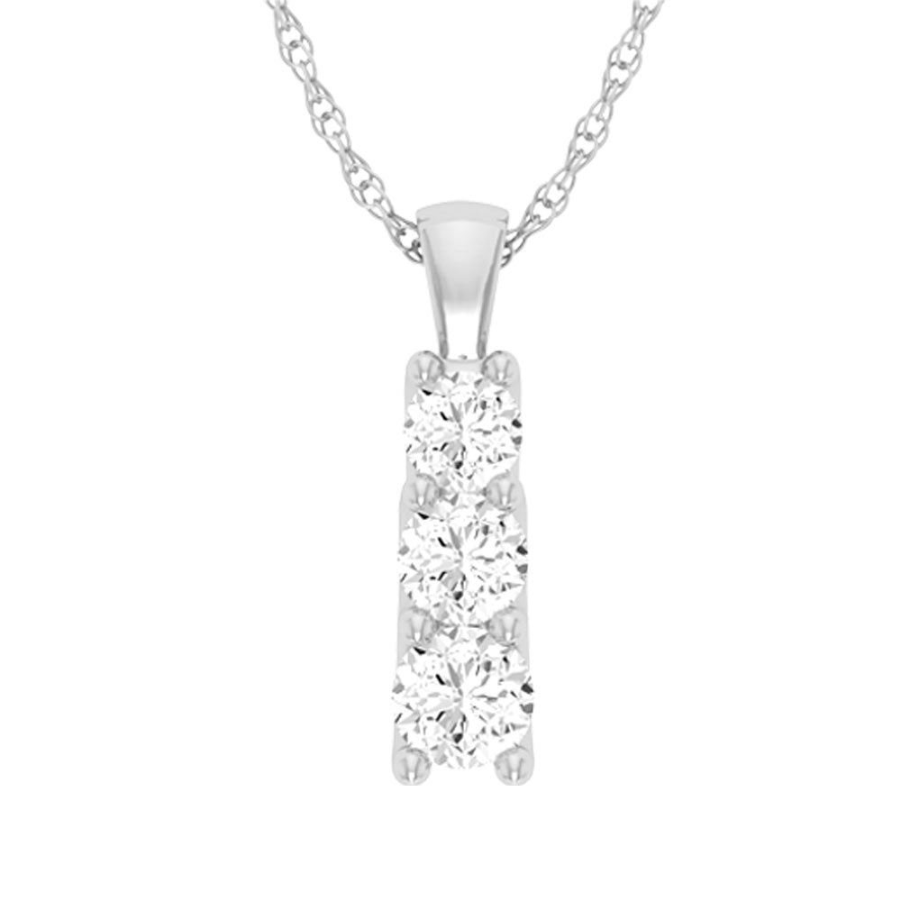 10K 1.00CT Certified Lab Grown Diamond Pendant