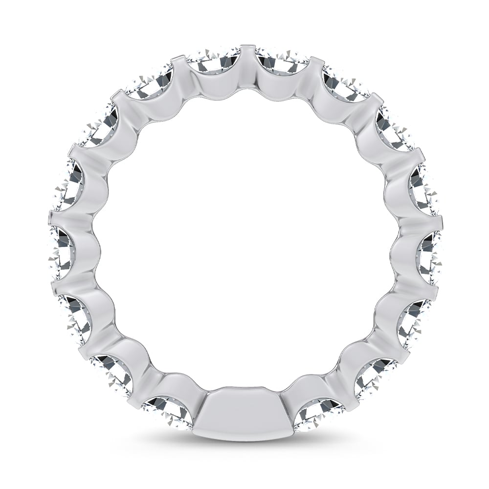 14K 4.00CT LAB DIAMOND ETERNITY BAND