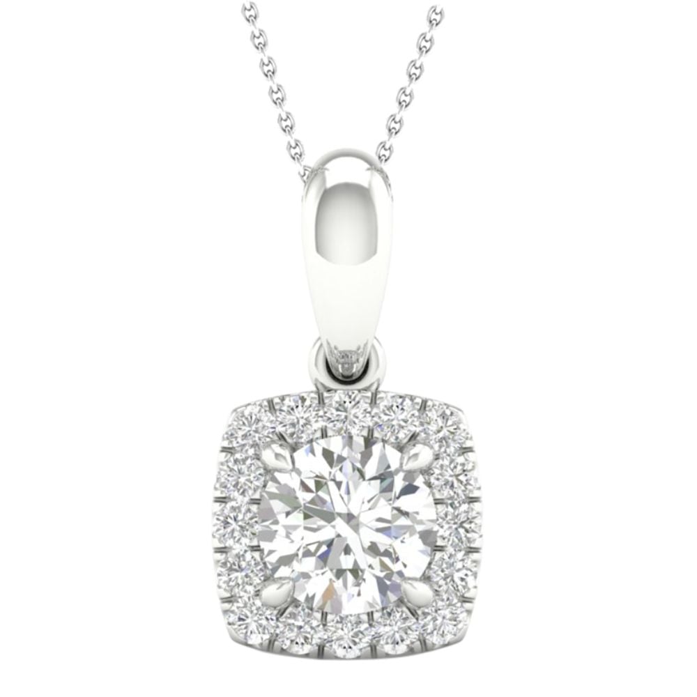 14K 0.60CT Certified Lab Grown Diamond Pendant