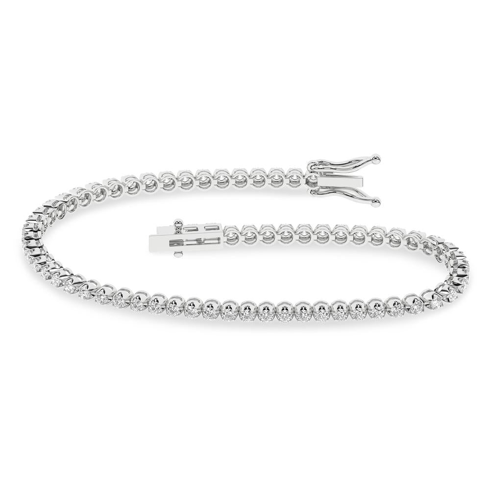 14K 2.00ct Lab Grown Bracelet ( IGI Certified )