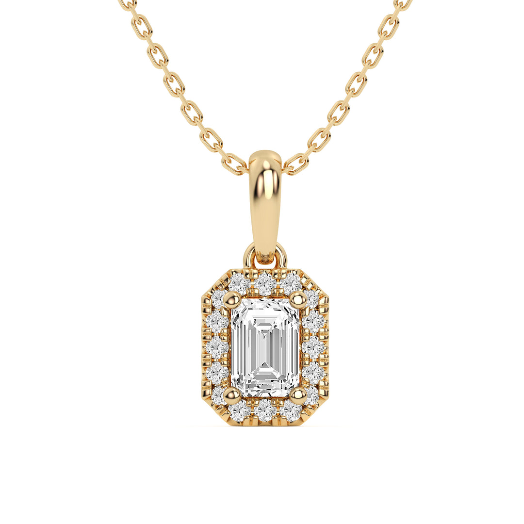 14K 0.62ct Lab Grown Pendant