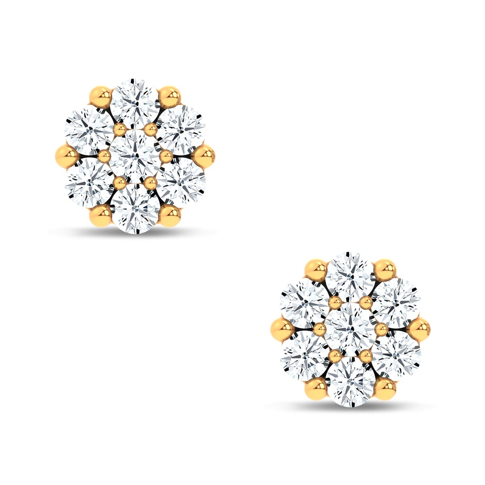 14K 0.69CT Lab Grown DIAMOND EARRING