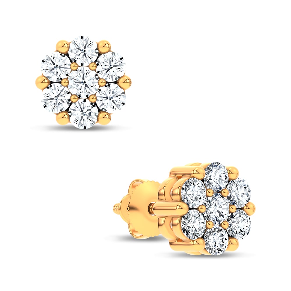14K 0.69CT Lab Grown DIAMOND EARRING