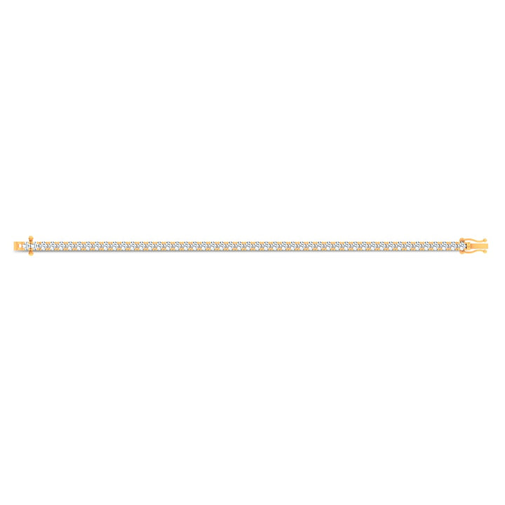 14K 7.00CT Lab Grown DIAMOND BRACELET